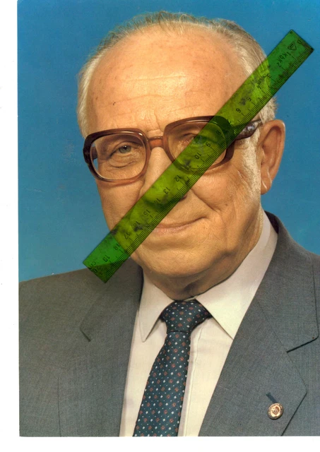 Original - Hochglanzfoto - Horst Sindermann - FDGB - ZK - SED - Politbüro DDR