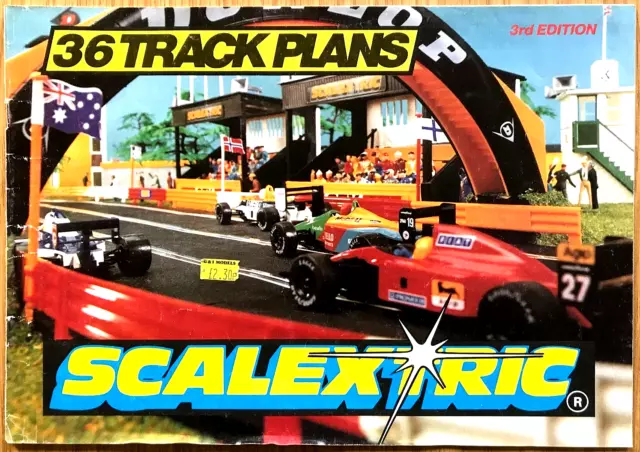 SCALEXTRIC 36 TRACK PLANS 3rd Edition UK Slot Cars (Ninco / Fly / SCX / Carrera)