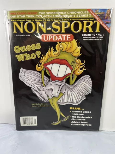 NSU Non Sport Update Magazine Guess Who Cover vol 19 #1 2008 Star Trek promos