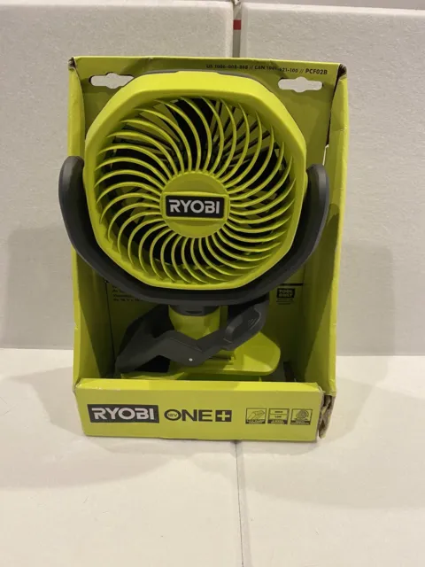 RYOBI PCF02B 4 inch Clamp Fan - Green