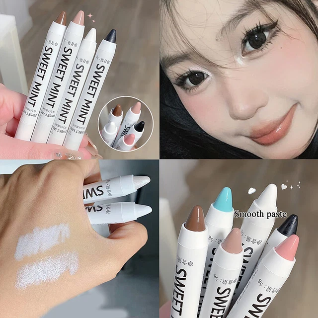 Palo de gusano de seda para ojos crema sombra de ojos pluma sombra de ojos lápiz sombra de ojos brillante sombra de ojos palo