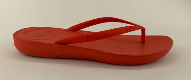 FitFlop Womens Orange Flip Flop Sandals Sz US 7