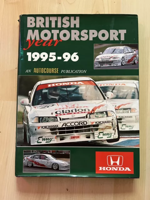 BRITISH MOTORSPORT YEAR 1995-96 - AN AUTOCOURSE PUBLICATION Hardback SIGNED Copy
