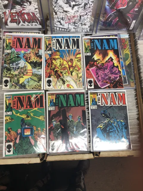 Marvel Comics THE NAM  # 1-6, 9-14, 16-20 Lot Of 17 MIKE GOLDEN High Grade 1986
