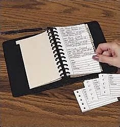 100 Page Desktop Address Book Refills