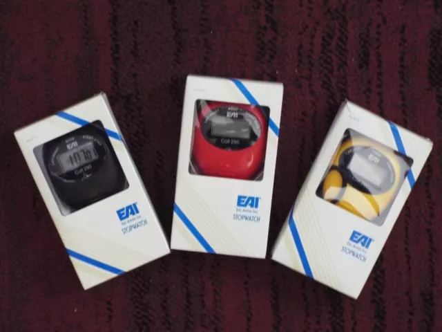 EAI Eric Armin Colt 290 Digital Stopwatch with  Lanyard & Battery New In Box