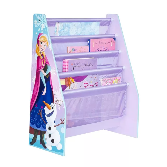 Estanteria Libreria Infantil Frozen Disney Madera Tela Worlds Apart