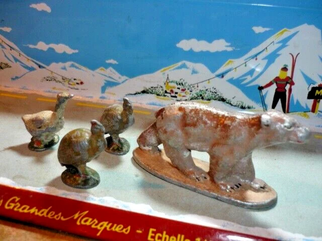 Lot De 4 Figurines Miniatures Quiralu : La Ferme - Occasion