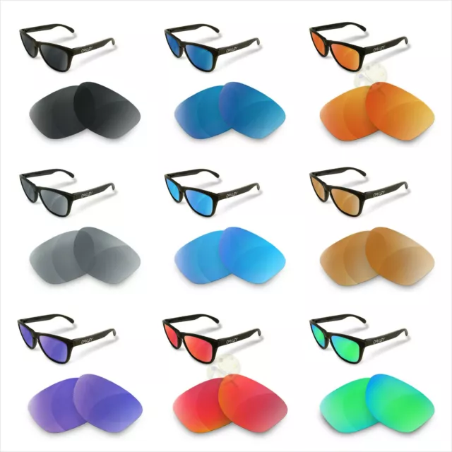 SURE Verres de Rechange Polarisée pour Oakley Frogskins (Choisir la Couleur)