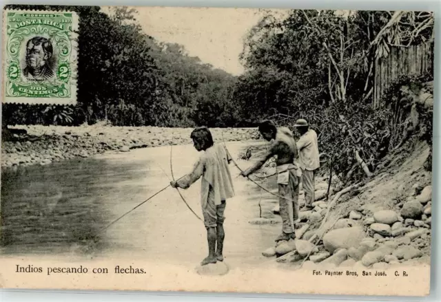 13514040 - San Jose Indios pescando con flechas Pfeil und Bogen Briefmarke