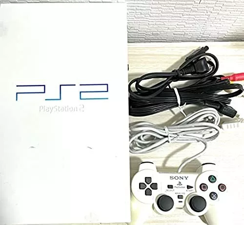 SONY PS2 PlayStation 2 SCPH-55000 White Console SET Japanese NTSC-J Japan  F/S