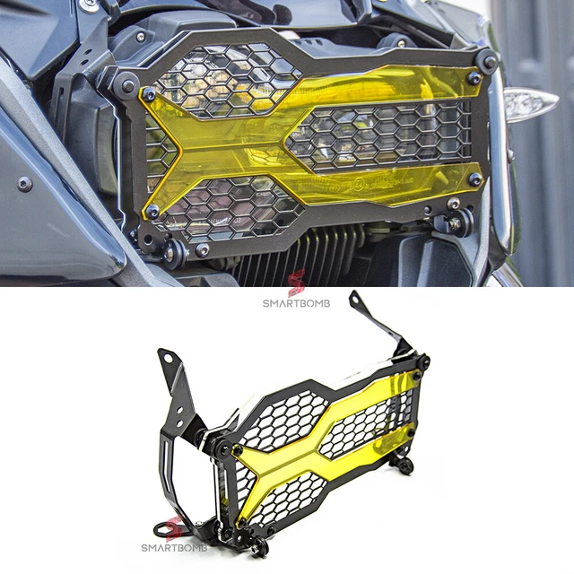 Protezione Faro In Alluminio Per BMW R1200GS LC Adventure 2013-2020 - Griglia Parafaro Moto