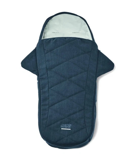 Mamas and Papas marineblau Strada Kinderwagen Kinderwagen Fußmuff gemütliche Zehen