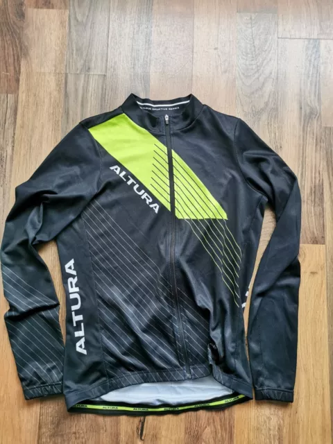 ALTURA MENS AIRSTREAM LONGSLEEVE CYCLING JERSEY - Small - Used