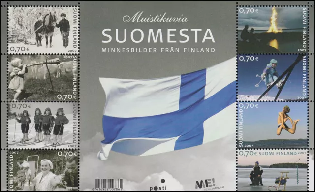 Finnland 1870-1877 Erinnerungsfotos 2007 - Kleinbogen ** / MNH