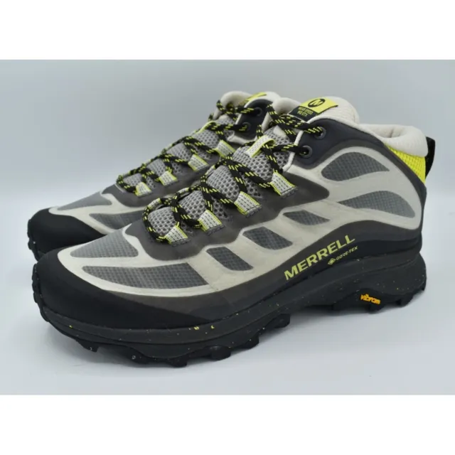 MERRELL MENS SIZE 9.5 MOAB Speed Mid GTX Gore-Tex Charcoal Hiking Boots ...