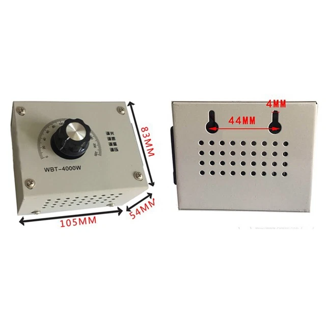 Einstellbarer 220V Spannungsregler für 4000W SCR elektrischer Regler Controller