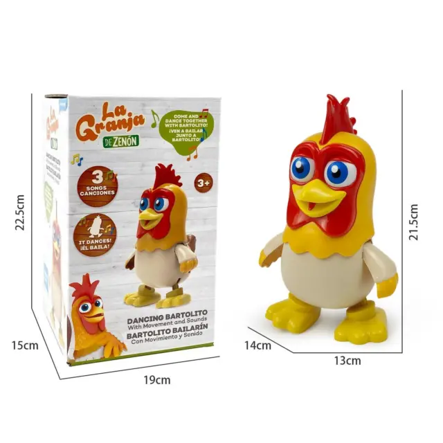 Dancing Chicken Baby Toys Bartolito Interactive Music Kids Toddlers Learning Toy