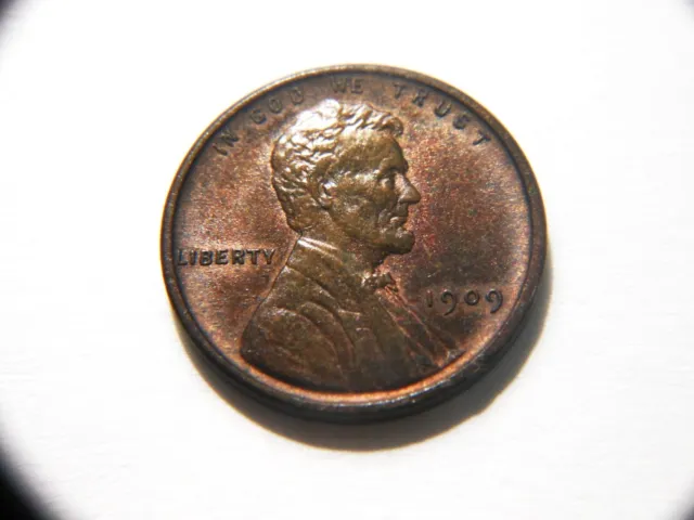 1909-P  VDB BU- Lincoln Wheat Cent,  Nice *Better Grade* Vintage Coin to collect