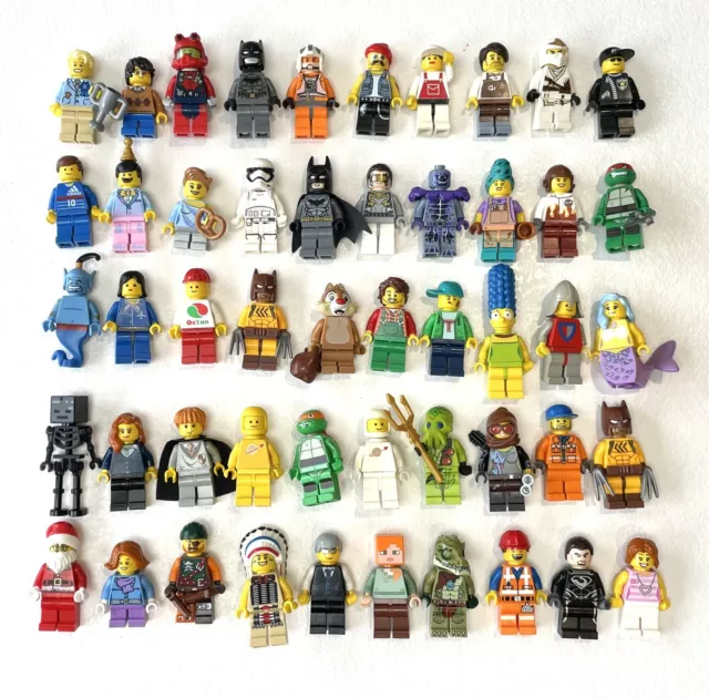 LEGO Minifigures - Collection x 50 Minifigs, Joblot, Bundle, Great Condition