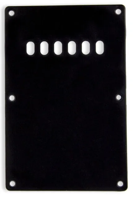 New Backplate STRAT Black 1 Ply for Guitar STRATOCASTER