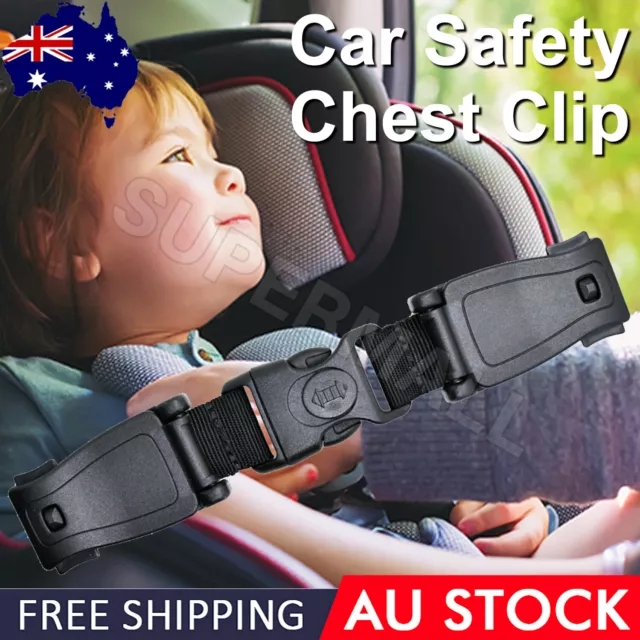 Baby Car Safety Seat Straps Clip Harness Chest Belt Child Buggy Buckle Lock OZ