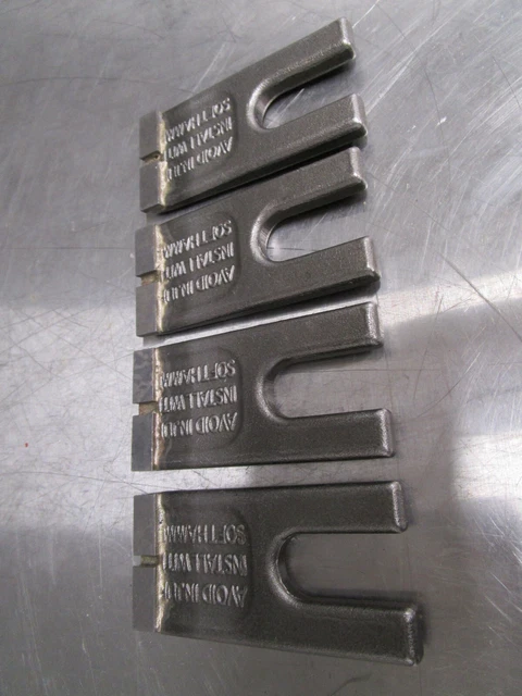 4 Carbide Tipped Auger Teeth Size 35 Forged 2208