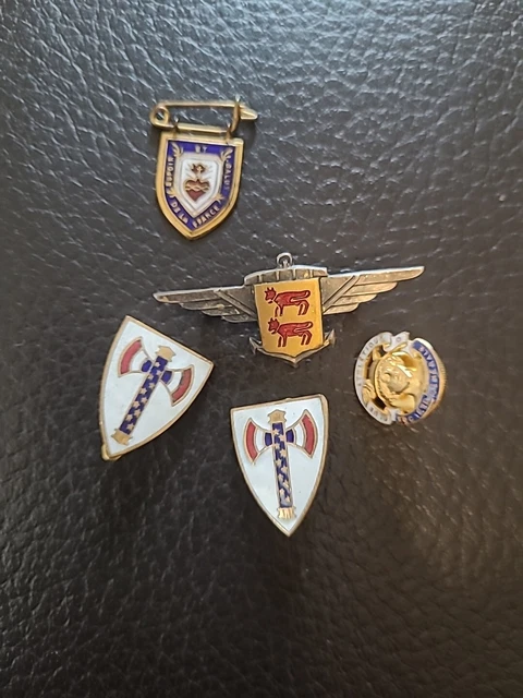 LOT DE 5 insignes armée de l'air sans attache EUR 3,00 - FR