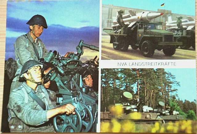 44584 Ak DDR Militaire Nva Forces Terrestres Nachtausbildung Opération Flak