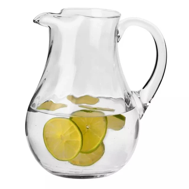 Krosno Romance Grande Jarra de Agua Zumo Bebidas | 1600 ml | Hecha a mano