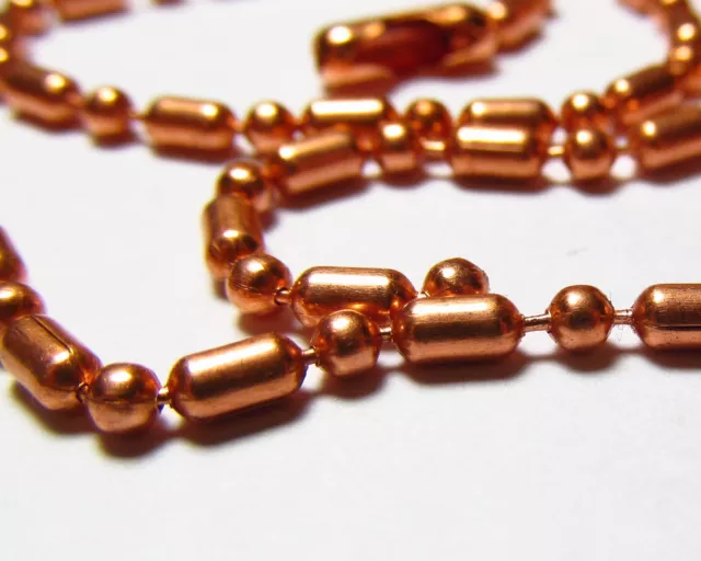 #3 Elegant SOLID COPPER BAR and BALL Chain Bracelets and Necklaces