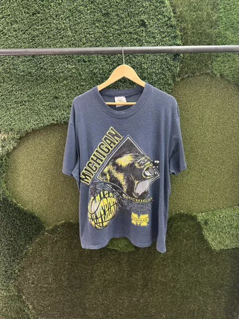 Vintage NCAA Michigan Wolverines Collegiate T-shirt Size XL