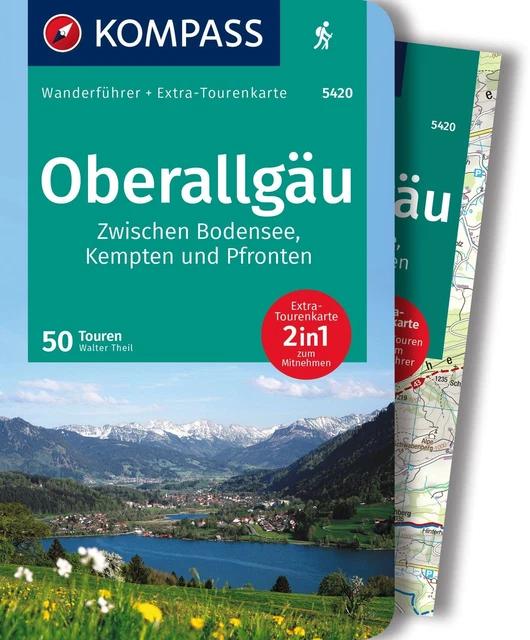 KOMPASS Wanderführer Oberallgäu, 50 Touren Walter Theil