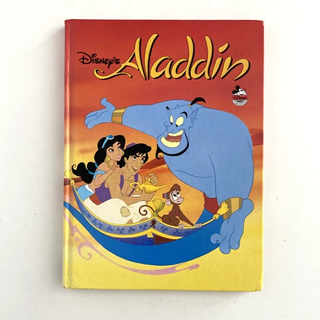 DISNEY ALADDIN VINTAGE 1993 Hardcover Book £3.49 - PicClick UK