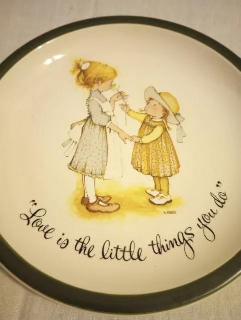 Holly Hobbie Love Is The Little Things You Do Plate