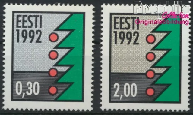 Estonia 195y-196y fluorescentes Paper MNH 1992 christmas (8843970