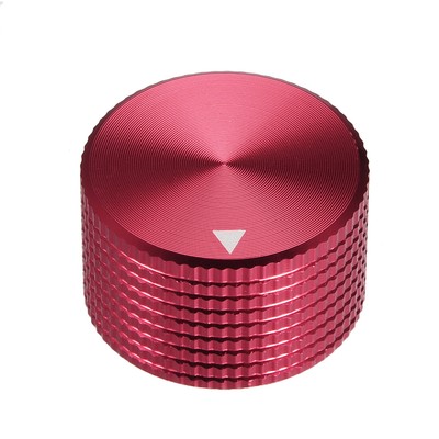 Red 25 x 15.5mm controllo rotante in alluminio 6mm DIAM Manopola Potenziometro Cap 