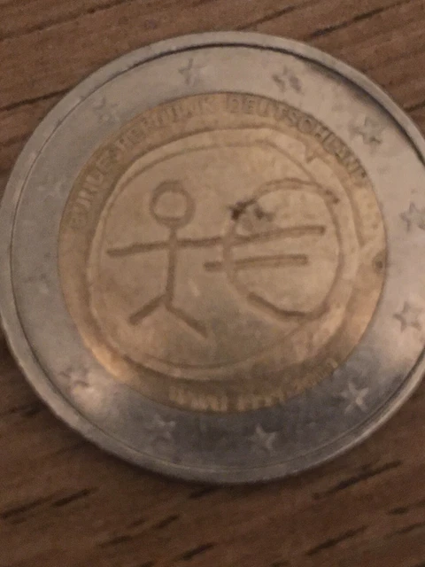 2 Euro Mit Strichmannchen