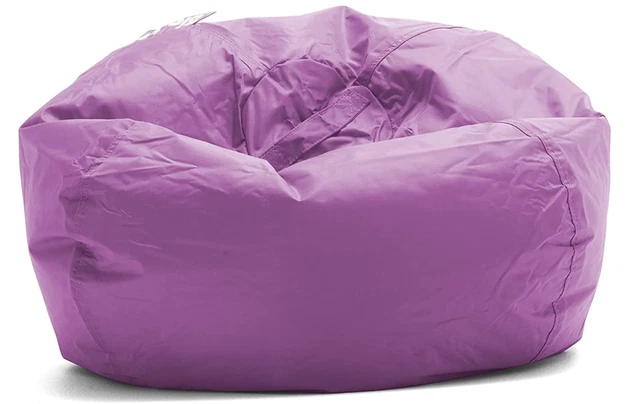 Big Joe Classic Bean Bag Chair, Radiant Orchid Smartmax, 2ft Round