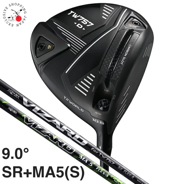 HONMA T//WORLD TW757 Type-S Driver 10.5 VIZARD SR-Flex +Extra MP6