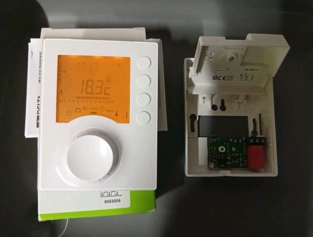 Thermostat D'ambiance Filaire SAUTER TS0670F001 – Neuf Sous Emballage – Blanc