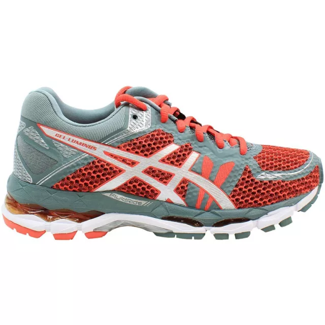 ASICS GEL LUMINUS 3 Grey Red Lace Up Womens Running Trainers T76SQ 3001 B88C EUR 86 87 PicClick FR