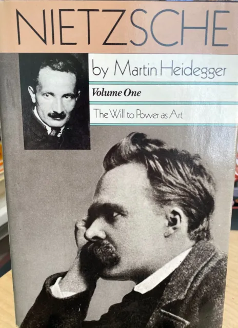 NIETZSCHE VOL 1: THE WILL TO POWER AS ART By Martin Heidegger - Hardcover VG+