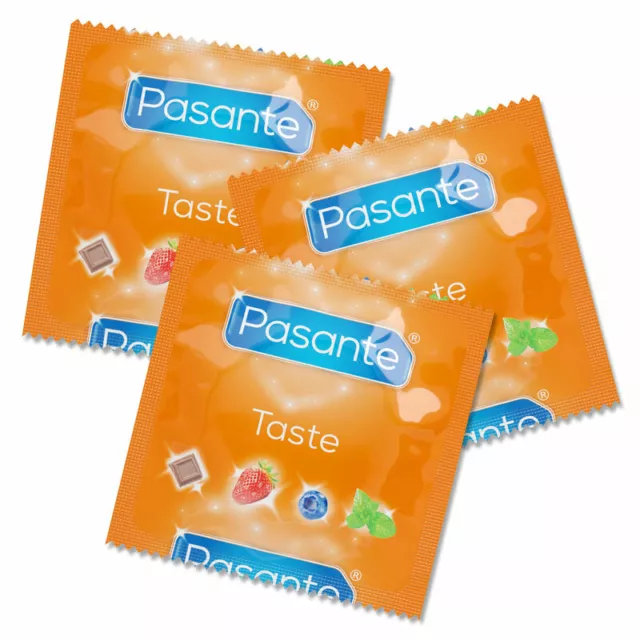 Pasante Sabores Condones Mixpack Fresa Tropical Chocolate 12 24 50 100 Piezas