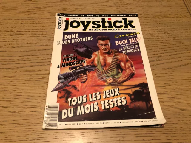 Joystick 17 magazine - CPC Amiga Atari ST C64 PC Nec Nintendo Sega etc.