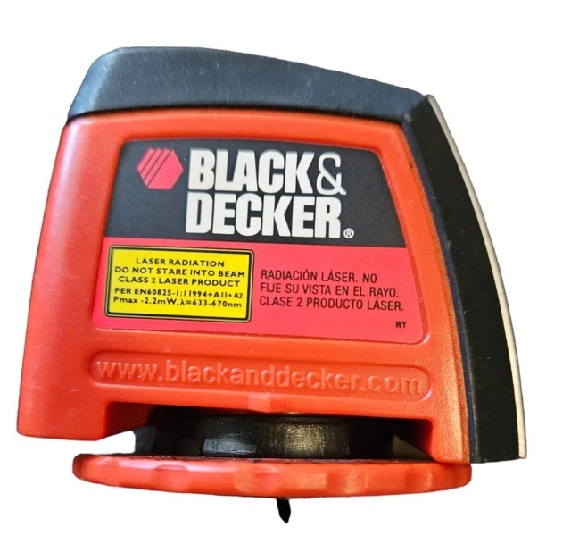 BLACK+DECKER Laser Level + 360 Degree Rotating Wall Attachment - Model BDL220S