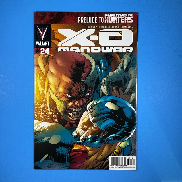 X-O Manowar #24 Cover A VALIANT COMICS ENTERTAINMENT 2014 Armor Hunters!