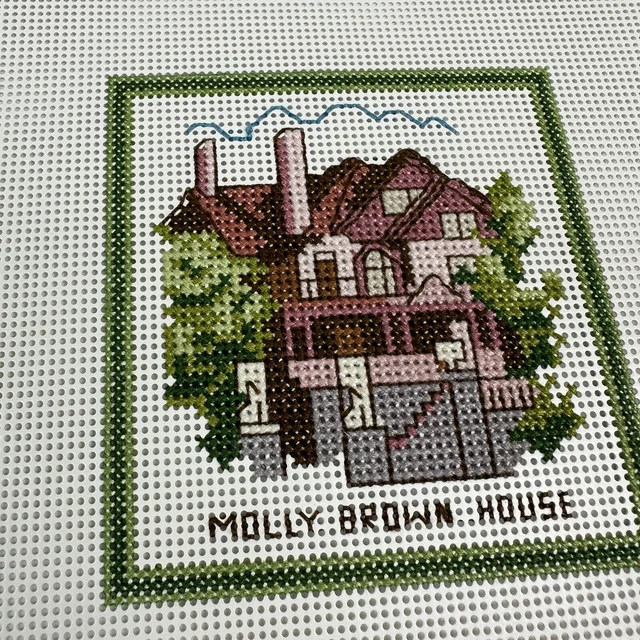 Imagen de Colección Acabada de Punto de Cruz Molly Brown House Denver CO Colorado Titanic