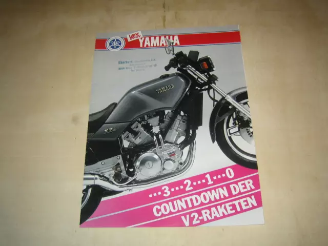 Prospekt Brochure Yamaha XZ 550 XV 750 XV 1000 TR1