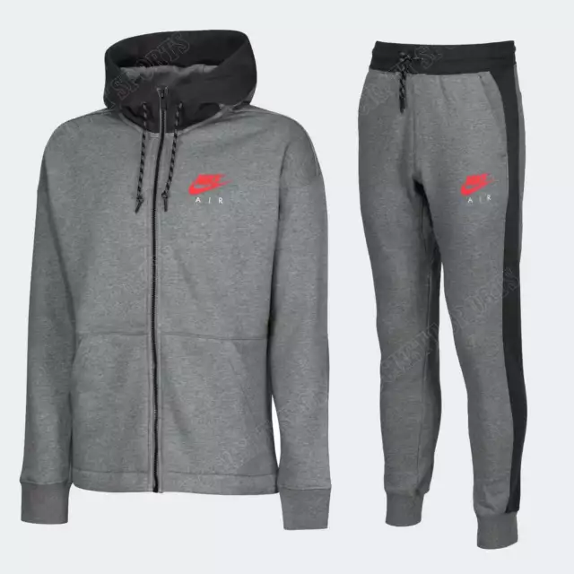 TUTA CON CAPPUCCIO Nike Air NSW Tuta Club tuta sportiva uomo